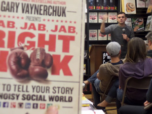 Gary Vaynerchuk speaks at Book Soup bookstore